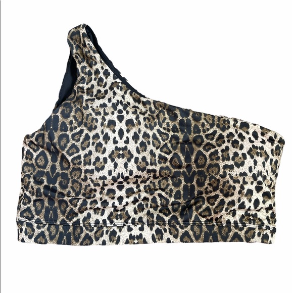 Kittenish Jessie James Decker Leopard swim top L - Picture 1 of 4